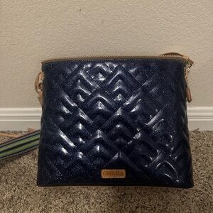 Consuela Sparkling Navy Calley Crossbody Bag